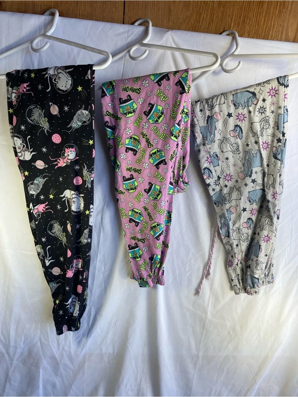 pink Scooby-Doo lounge pants 3 pairs of sleep sweatpants